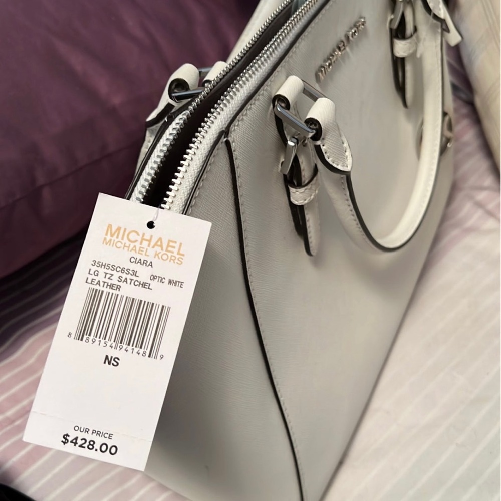 Michael Kors Ciara Leather Satchel